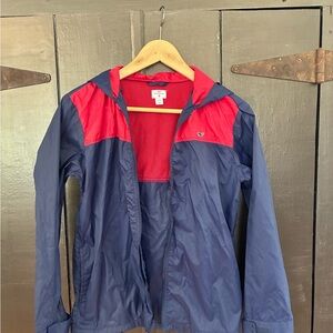 Vineyard Vines Navy and Red Mesh-Lined Jacket